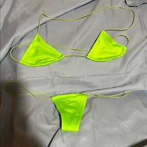 Neon Green Bikini Set
